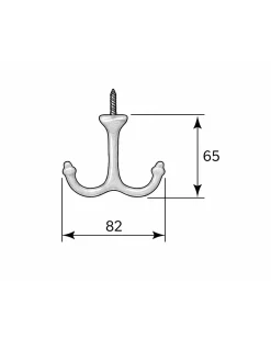 Ankarkrok - Jernbolaget Nr 5555 nickel