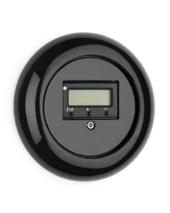 Digital termostat - Svart porslin