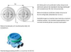 Dimmer - Dubbel tryckknapp svart porslin - ABB Decento