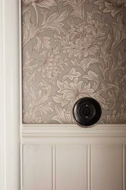 Dimmer rund bakelit - Tryckdimmer