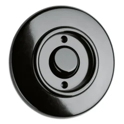 Dimmer rund bakelit - Tryckdimmer