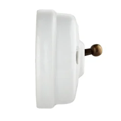 Dimmer - Vitt porslin/antik brons