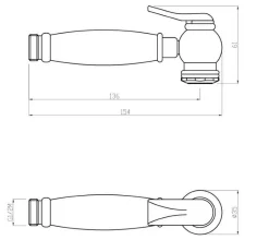 Handdusch (reservdel) - Till Finsbury brons