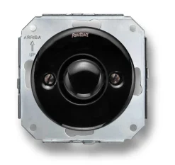 Insats Dimmer - Traditionell 40-500 W svart porslin