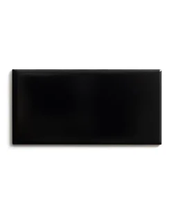 Kakel Victoria - 7,5 x 15 cm svart, blank