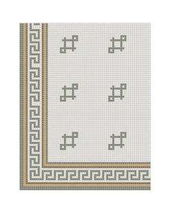 Klinkerfris hörn - Mosaik Regent Grön