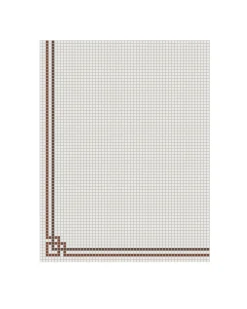 Klinkerfris - Mosaik Mayfair Röd