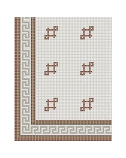 Klinkerfris - Mosaik Regent Röd