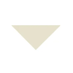Klinker - Triangel 7/7/10 cm gulvit
