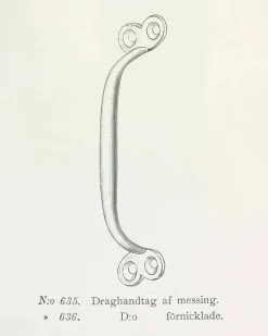 Lådhandtag - Næsman N:o 635 nickel