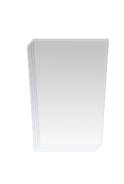 4-pack glasskärmar till lykthus M4
