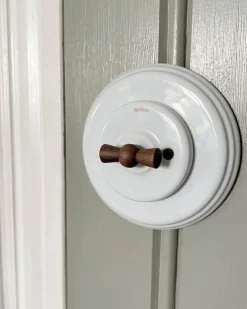 Ram vitt porslin - 1 hål Garby Colonial