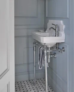 Tvättställ - Burlington Edwardian JR 51 cm med kromställning