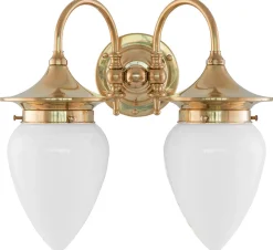 Vägglampa - Tigerstedt, opalvit