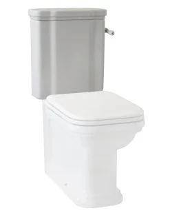 WC-cistern Art Deco - Med spolvred, krom